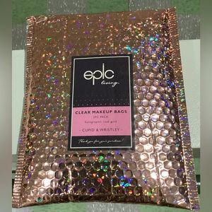 Clear Makeup Bags. 2 pieces.